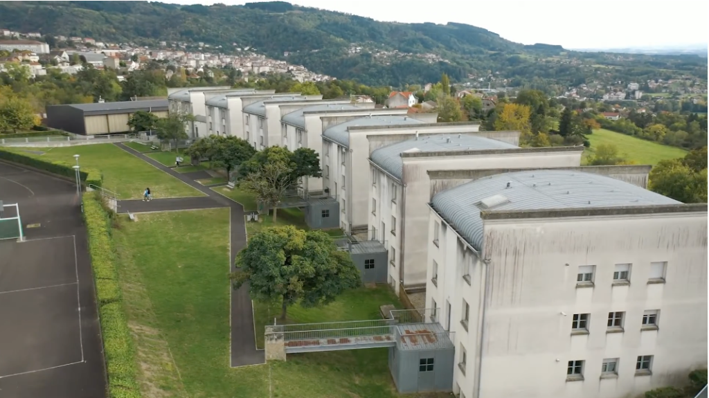 Internats du lycée jean Zay vus du ciel